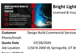 Bright Light Metal Works