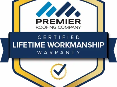 Premier Roofing Company Certified Lifetime Workmanship Warranty