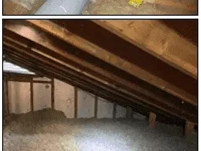 Before & After Air Sealing & Insulation