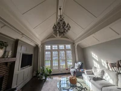 “Interior painting project in Boonton NJ featuring professionally painted walls and ceilings with clean lines and high-quality finish.”