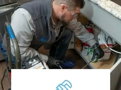 man fixing problem plumbing