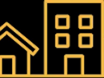 Yellow House and building icon shortened