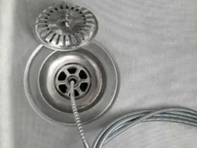 Snaking a drain