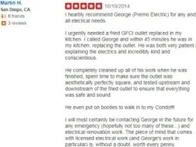 Premo Electric, San Diego portfolio photo