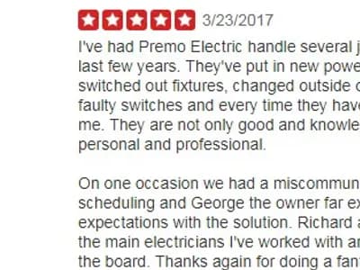 Premo Electric, San Diego portfolio photo
