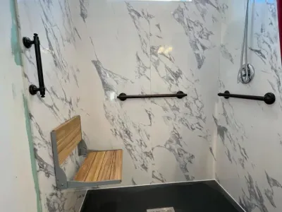 Shower Tub Remodel After
