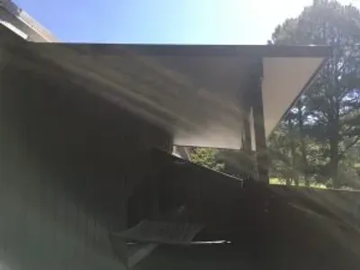 Metal Awning Installation
