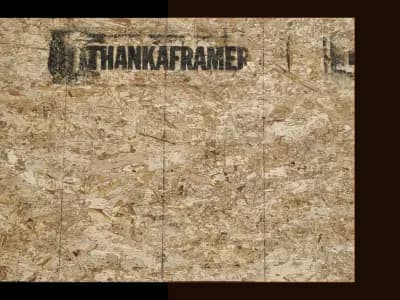 A textured artwork titled 'THANKAFRAMED' with earthy tones.