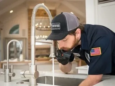 Kitchen Drain Being Unclogged 1
