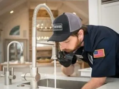 Kitchen Drain Being Unclogged 1
