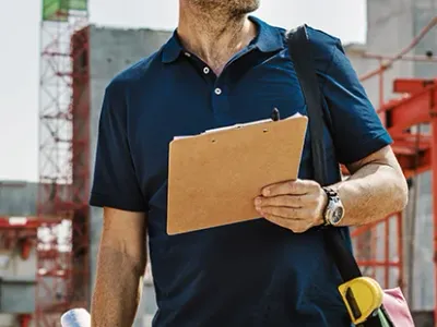Photo of construction worker