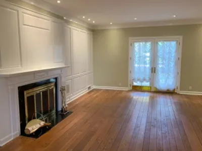 Precision Painting Plus residential house interior living room painting