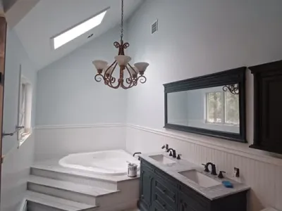 Precision Painting Plus residential house interior bathroom painting