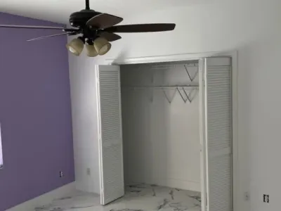 Precision Painting Plus residential house interior bedroom painting closet painting