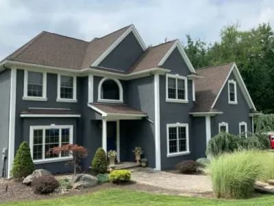 Precision Painting Plus residential exterior house painting after