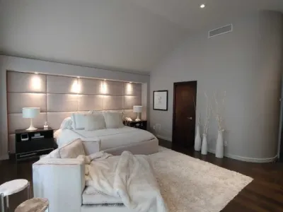 Precision Painting Plus residential house interior bedroom painting
