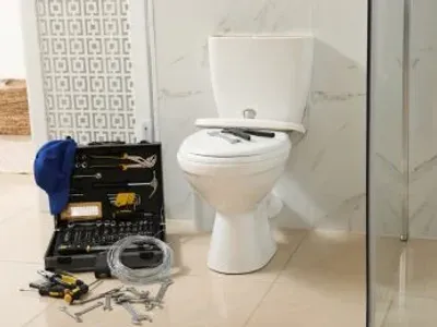 Toilet Being eplaced