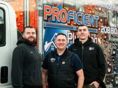 Proficient Plumbing Headshot with truck