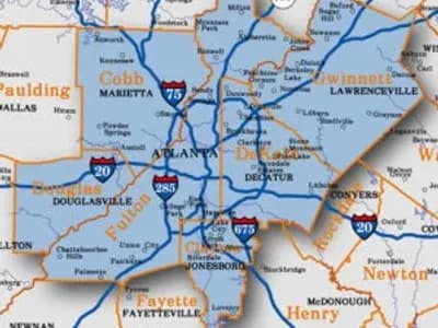 Metro Atlanta Map