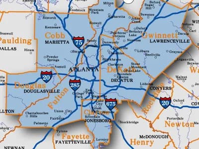 Metro Atlanta Map