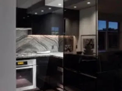 GLOSS BLACK KITCHEN
