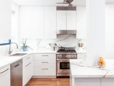 White Custom kitchen