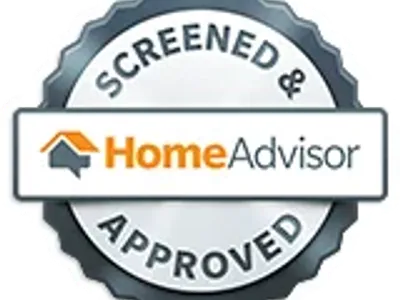 screened and approved on home advisor badge