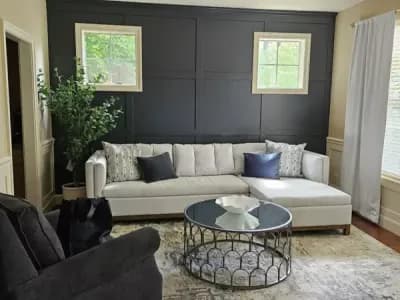 newly painted livng room by JK Paint & Contracting of the portland area