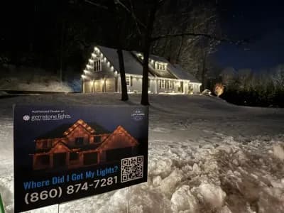 Professional LED Gemstone Permenant Lighting Electrician Connecticut