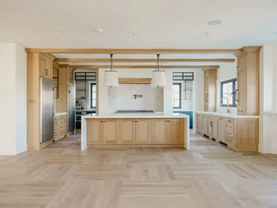 open concept kitchen by 10x builders in utah county