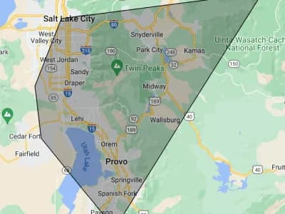 10X Service Area Map