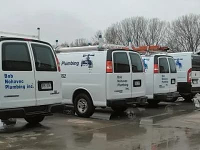 Bob Nohavec Plumbing Service Vans