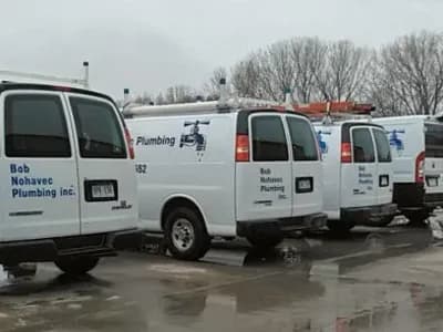 Bob Nohavec Plumbing Service Vans