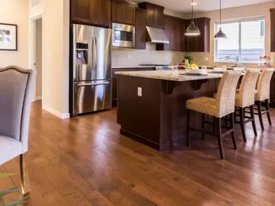 Professional hardwood floor installation by licensed contractors, and hardwood floor sanding and refinish services in Los Angeles.