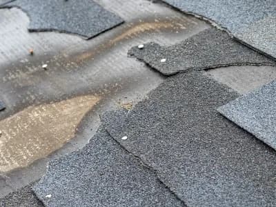 damaged roof