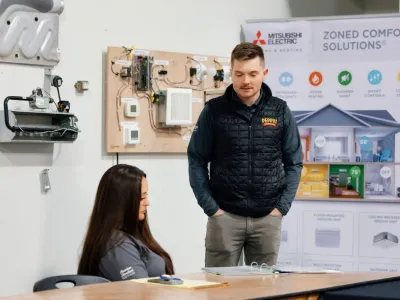 Ductless heat pump installation training