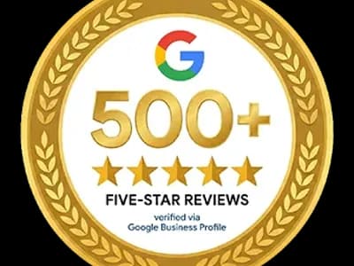 500 plus Google Reviews