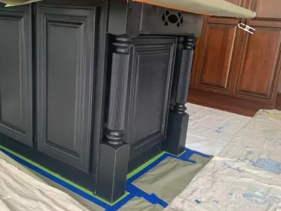 During the painting process, we'll always tape and protect the surroundings to make sure your home is protected and the mess is not left behind. It's tedious, but necessary work.