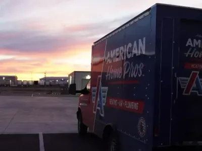 American Home Pros HVAC service in the field