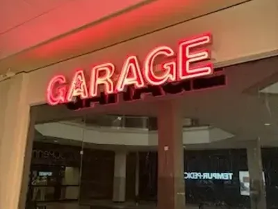 garage store sign