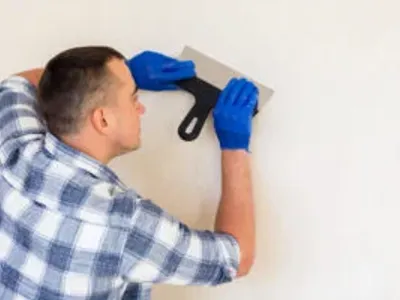Drywall ceiling crack repair