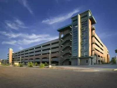 New Highland Commons Parking Structure University of Arizona Interior & Exterior Painting