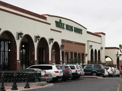 Painting contractors at Whole Foods