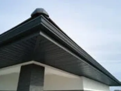 New gutters on home