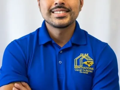 Picture of Oscar Gutierrez who is one of the co-owners of Peak NC Renovations, helping you achieve great success with your home renovations in Cary, NC.