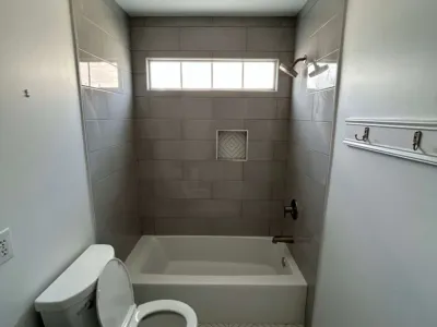 Example of a bathroom remodeling home renovation project.