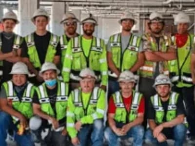 Group of UMC HVAC and Plumbing employees in group photo