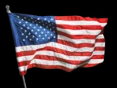 The flag of the United States of America