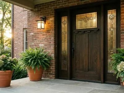Residential front door installation service by Cosello Construction