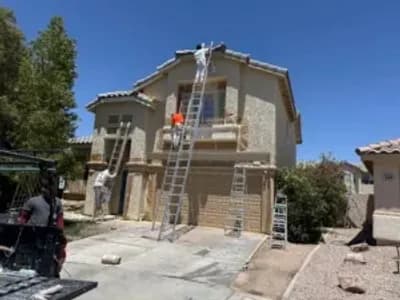 Exterior painting in Las Vegas NV by Eclipse Painting, a professional painting company offering interior painting and exterior painting for homes and businesses.